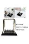 M Cradle Pendulum Balance Steel Balls Physics Learning with Wooden Stand Pendulum Balls Accessories. - 2