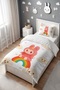 Pink Rainbow Above the Rainbow Pofi Patterned Single Baby Kids Bedding Set - 3