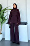 Givensi Cape Suit Plum