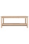Coffee table, 110x55x45 cm, solid pine wood - 5