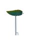 Bird Baths for Outdoors,Bird Feeder Bath,Leaf Shape Detachable Pole Birdfeeder with Metal Stake f... - 7