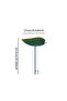 Bird Baths for Outdoors,Bird Feeder Bath,Leaf Shape Detachable Pole Birdfeeder with Metal Stake f... - 6