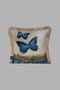 Cushion Cover 45X45 cm Babyface Fabric Double Sided Light Beige Tasseled Digital Printing - 5