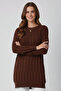 Patterned Tunic N3174 Brown