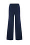 Navy Blue Ribbed Knit Detailed Knitwear Trousers - 6