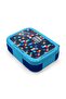 Kids Navy Blue Geometric Patterned Stainless Steel Lunch Box 39135 - 2