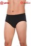 130 Men's 100% Cotton Comfortable Non-Marking Rubber Black Kom Triangle Slip Underpants