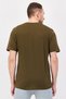 Men Sportswear Fit Short Sleeve Outdoor T-Shirt, Dark Olive - 2