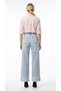 Women's 100% Cotton Scissor-Adjustable Length Wide Leg Baggy Jeans - 3