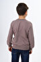 سويت شيرت رجالي من نوع Relax Fit Crew Neck مطبوع - 2 Thread - 5