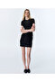 Jacquard Dress with Metal Accessories - 2