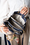 Women's Shoulder Bag - Original Medium Size Stylish Handbag with Gold Chain Shawl Accessory 6087 - 3