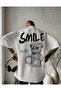 Unisex Text Printed T-Shirt – Round Neck, Short Sleeve, Casual