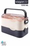 1350 ml Stainless Steel Bento Lunch Box Two Layers Three Compartments New Generation Lunch Box-1350Ml-101102S