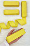 Yellow Grosgrain Ribbon 4 cm 10 Mt, Bohça Dowry Wedding Engagement Birthday Gift Packaging Decoration - 2
