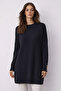 Patterned Tunic N3170 Navy Blue - 2