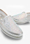 Heroa Women's Stoned Casual Shoes - Silver - 5