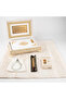 Quran + Prayer Rug + Prayer Beads + Takke + Essence + Miswak Gift Set (Medium Size, Rasel Skin, Cream) - 2