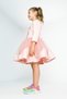 Girl's Stylish Special Occasion Dress with Powder Jacket Look and Tulle Skirt - 4