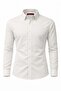 Barsello Slim Fit Long Sleeve Collared Buttoned Men's Shirt - 7536