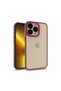 حافظة BSAY Flora متوافقة مع هاتف iPhone 13 Pro - باللون الأحمر