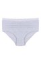 Women's Front Waist Lace Detailed Elastic 3-Piece Panties with Gathered and Bow Detail - 4