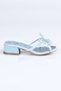 T.400 Cinderella Heeled Slippers-Blue - 32