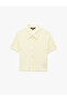 Women'S Yellow Short Sleeve Shirt