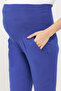 Chic Basic Maternity Shorts in Navy - Cotton - 6