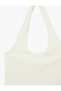 Halter Neck Sleeveless Cotton Crop Blouse - 3