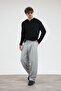 Men's Chill Premium Pleated Gray Fabric Trousers - 3