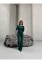 Boat Neck Button Detailed Knitwear Set - 2