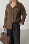 Z.R Brand Draped Modal Shirt - 4