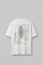 Men's Oversize Embroidery Detailed Anatolian Motif T-Shirt Ecru - 2