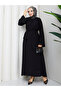 Women's Hijab Two-Piece Set – Modern Set with Belted Top & Long Skirt - 7