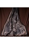 Soft Vintage Pattern Black Beige Shawl – Non-Slip Texture – Summer/Winter – 75X185 - 3