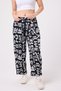 Women's Street Style Baggy Trousers with Cuff Detail - 4