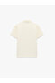 Men'S Ecru Polo Collar T-Shirt - 2