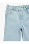 Baby Girl'S Light Indigo Wide Leg Jeans - 4