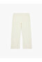 Women'S Beige Wide Leg Pants - 2