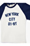 Girl'S Ecru Cotton Printed T-Shirt - 3