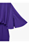 Women'S Purple Midi Pencil Dress - 4