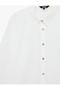 Women'S White Shirt Beach Dress - 3