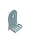 Wide Case Metal White Painted Round Hole Foot - 8
