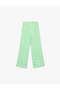 Girl'S Green Design Wide Leg Trousers - 2