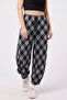 Women's Street Style Elastic Cuffed Baggy Pants