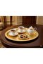 Steel Gold Tray – Engraved Serving and Presentation Tray - 4
