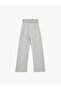 Women'S Grey Melange Sport Sweatpants - 2