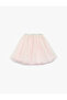 Baby Girl'S Ecru Design Tulle Skirt