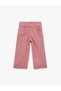 Baby Girl'S Dusty Rose Wide Leg Trousers